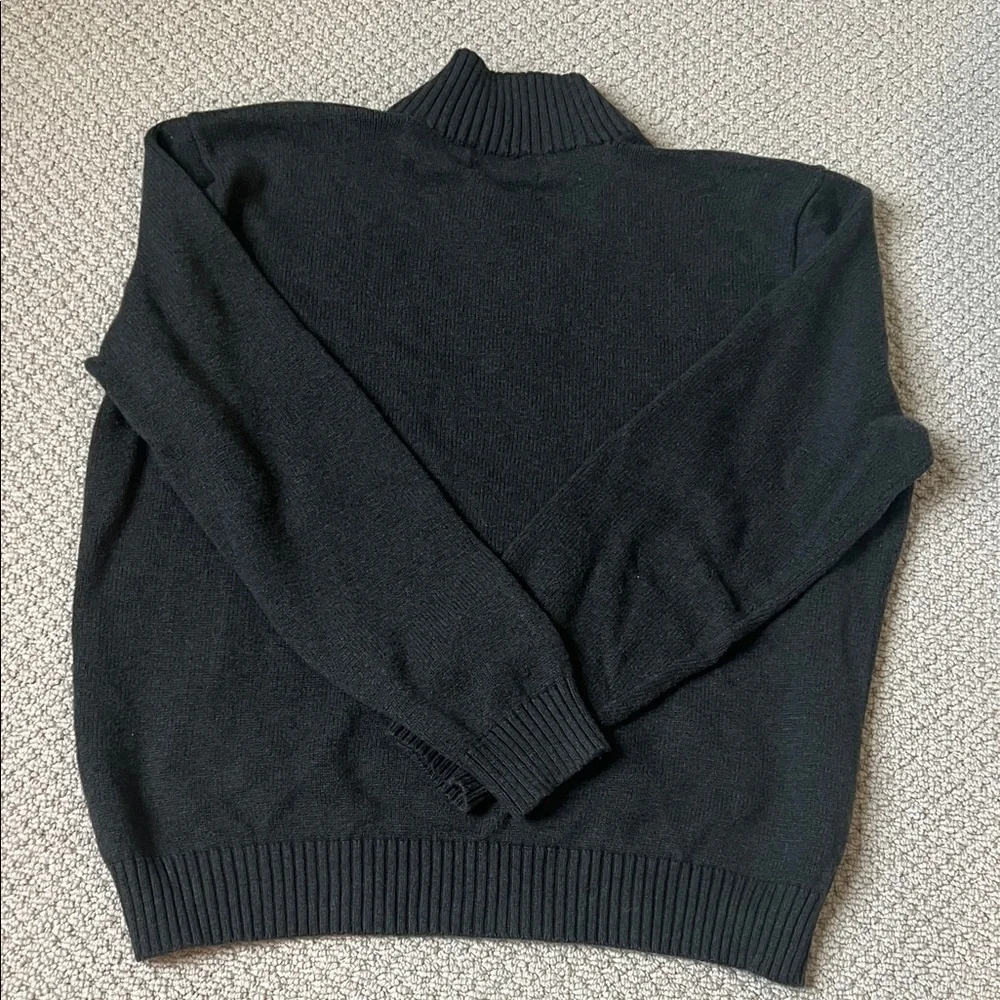 Polo by Ralph Lauren Men's Grey Zip-Up Sweater